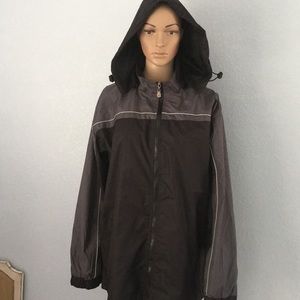 Black and Gray windbreaker